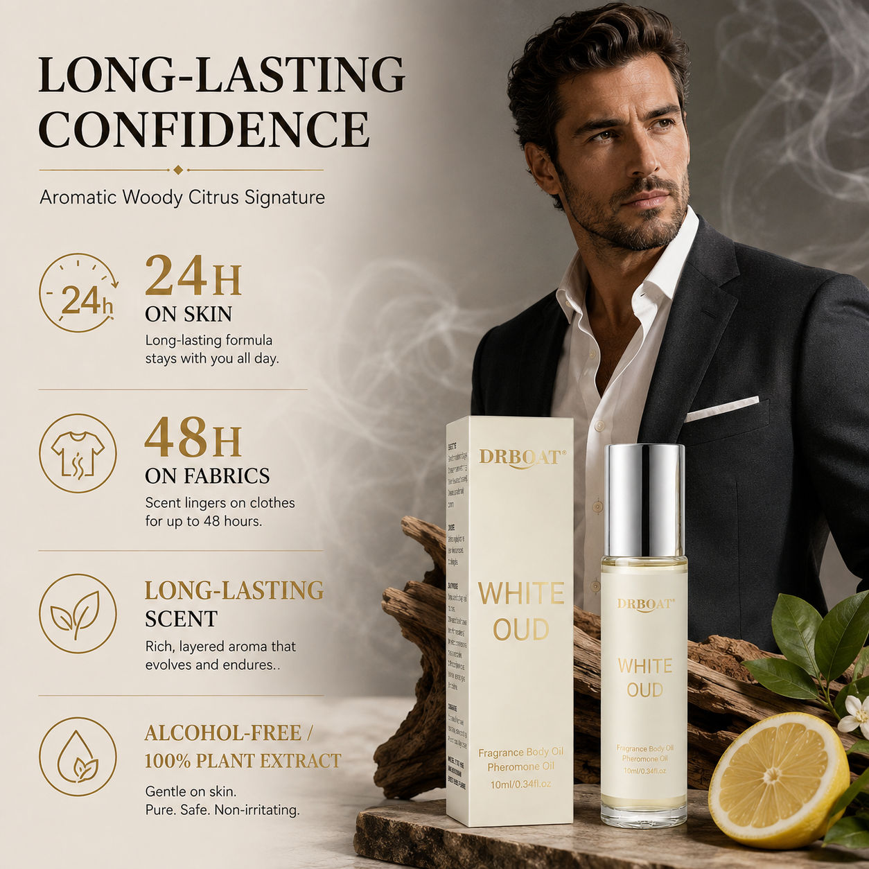 Men Roll-on Perfume Oil,Fresh  - Perfume Scent Fragrance ulasan dan harga