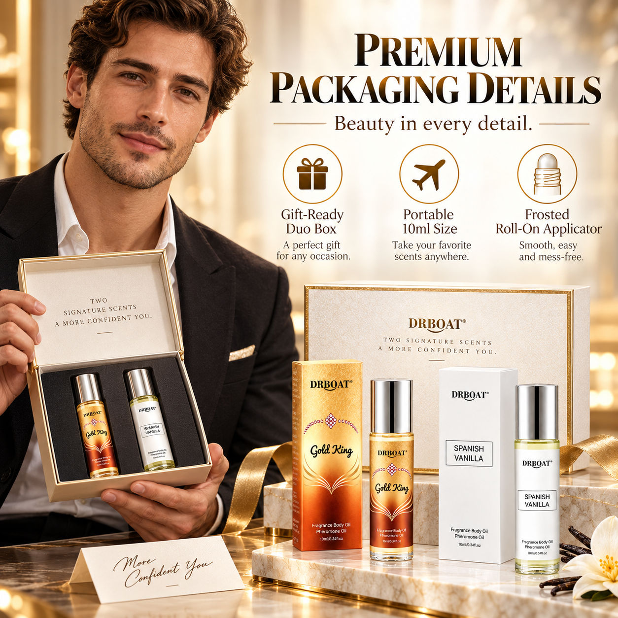 Men Duo Roll-on Perfume Oil Ki - Perfume Scent Fragrance ulasan dan harga