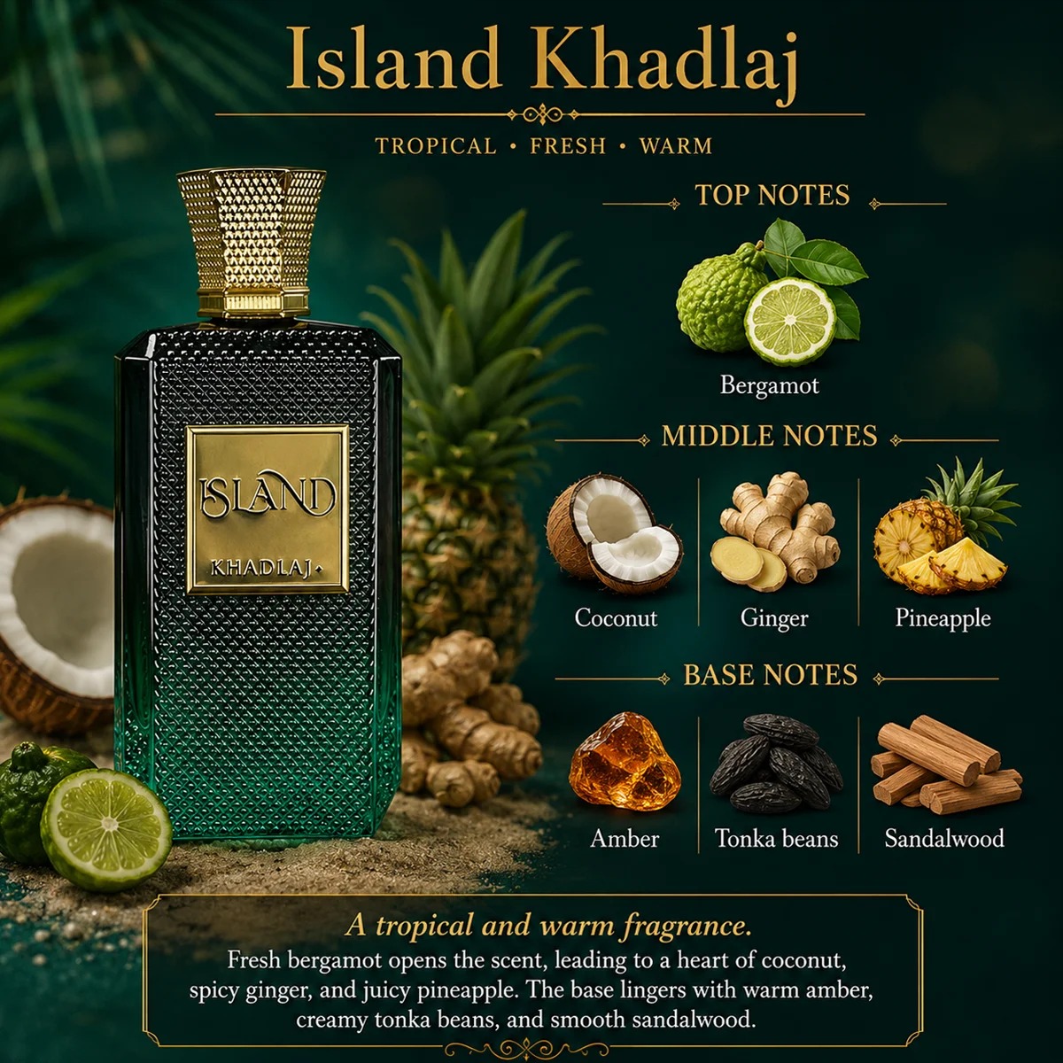 Khadlaj Island Mens Women's ED - Perfume Luxury Fragrance ulasan dan harga