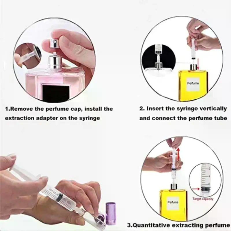 1/3Pcs Syringe Plastic Perfume - Perfume Fragrance Liquid ulasan dan harga